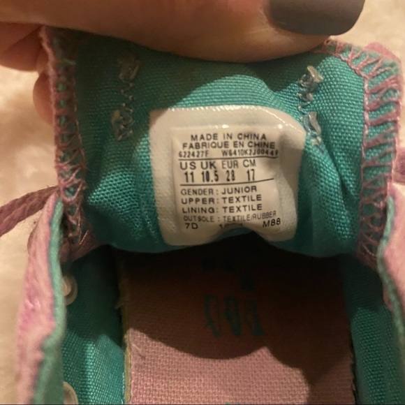 PURPLE and teal converse - Picture 5 of 5